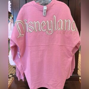 Disneyland 2026 Pink White Rose Gold Pearl Spirit Jersey Mickey pullover